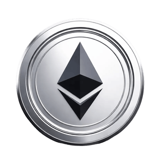 Ethereum (ETH) coinini barındıran yüzen grafik bileşen